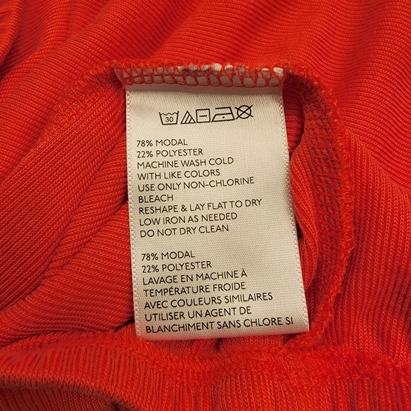 Urban Outfitters Silence + Noise Soft Oversized Ribbed Runched Longsleeve Top - Picture 5 of 5